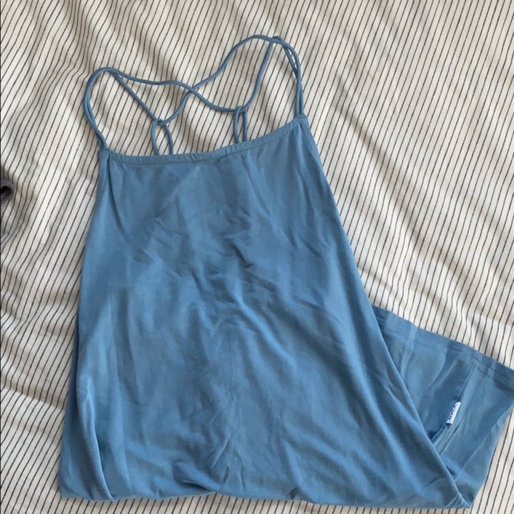 RVCA blue tank top